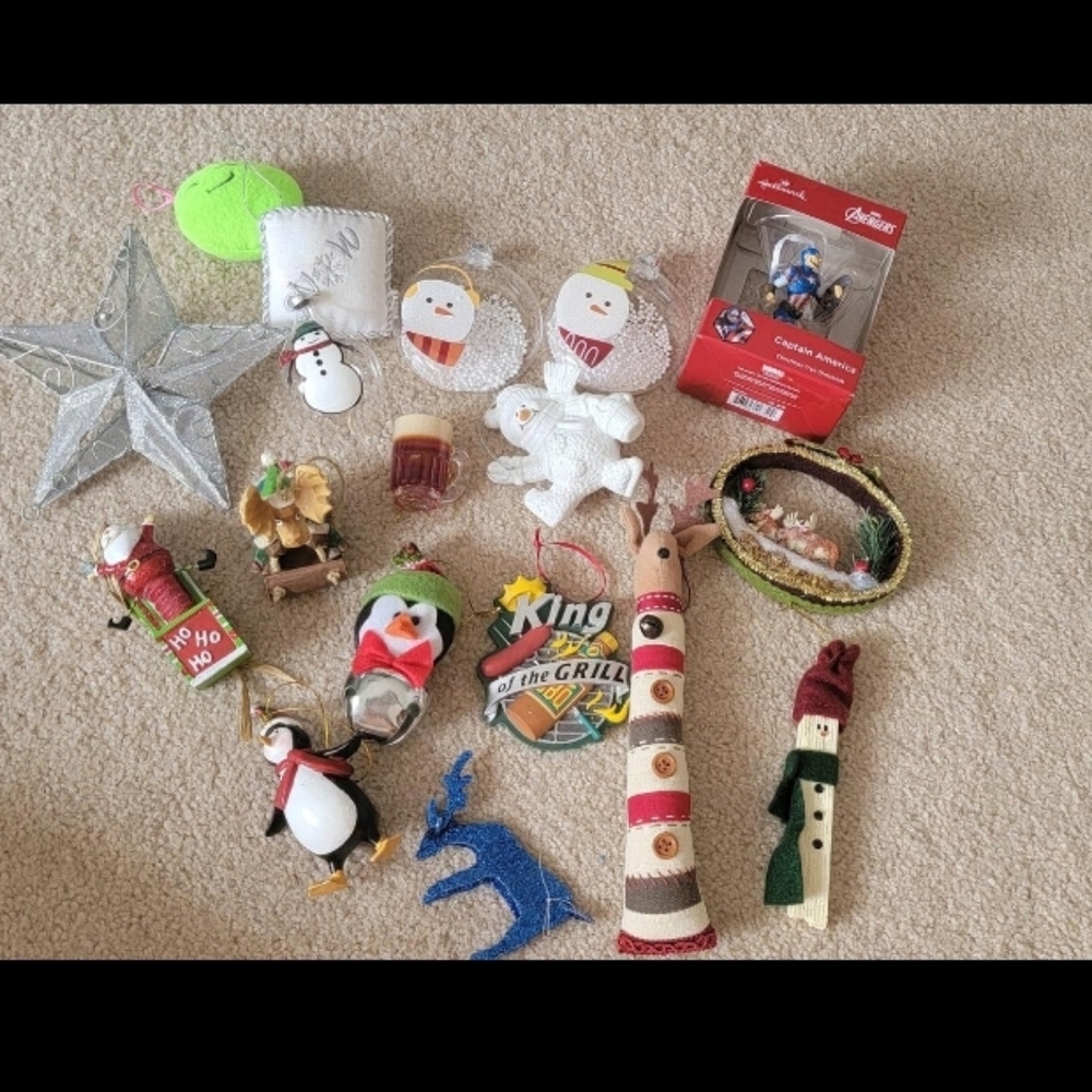 Assorted Christmas Ornaments